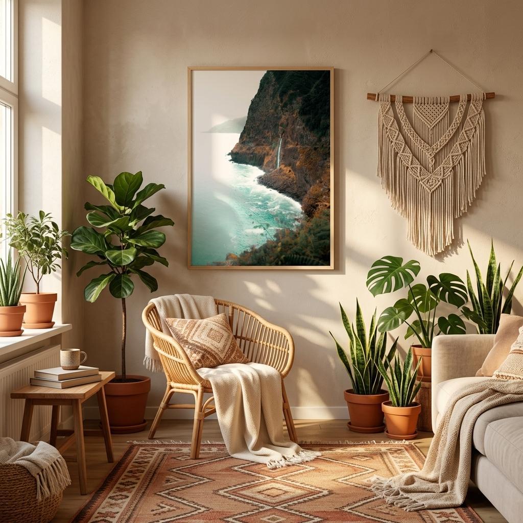 Coastal Waterfall
